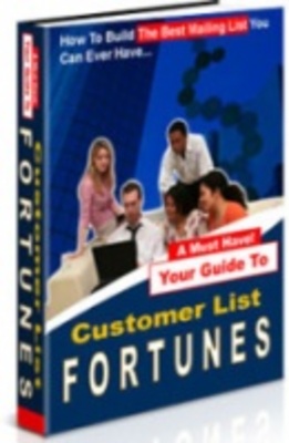 Product picture Customer List Fortunes, Making Money